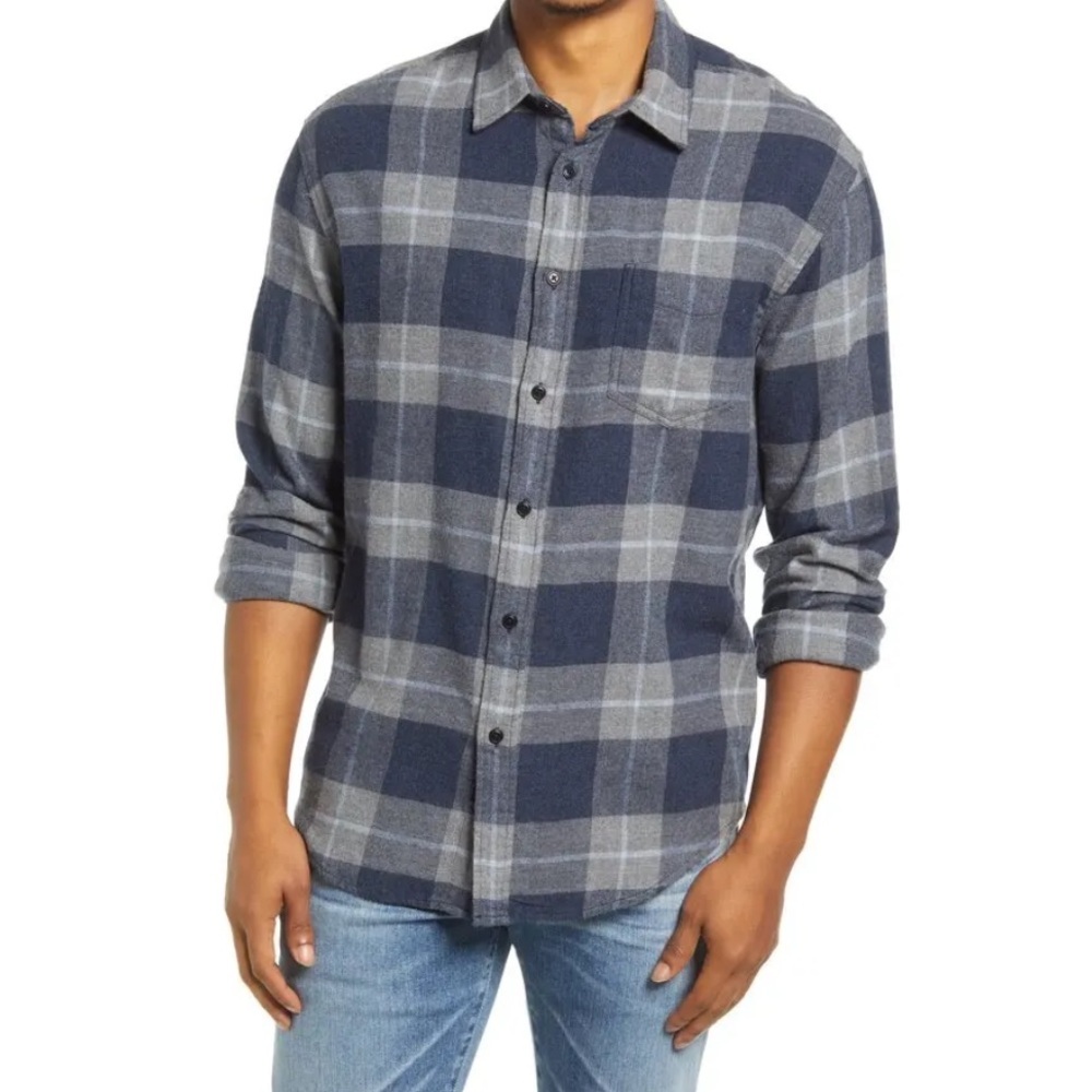 RAILS Men’s Sussex Relaxed Fit Paid Flannel Button-Up Shirt sz.L - Picture 4 of 7